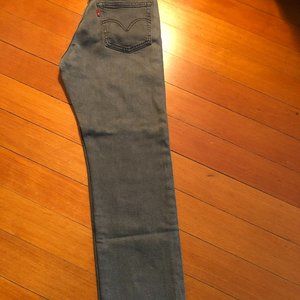 Levi's button fly Wedgie straight leg jeans